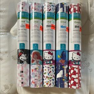Cricut Disney and Hello Kitty Vinyl Set